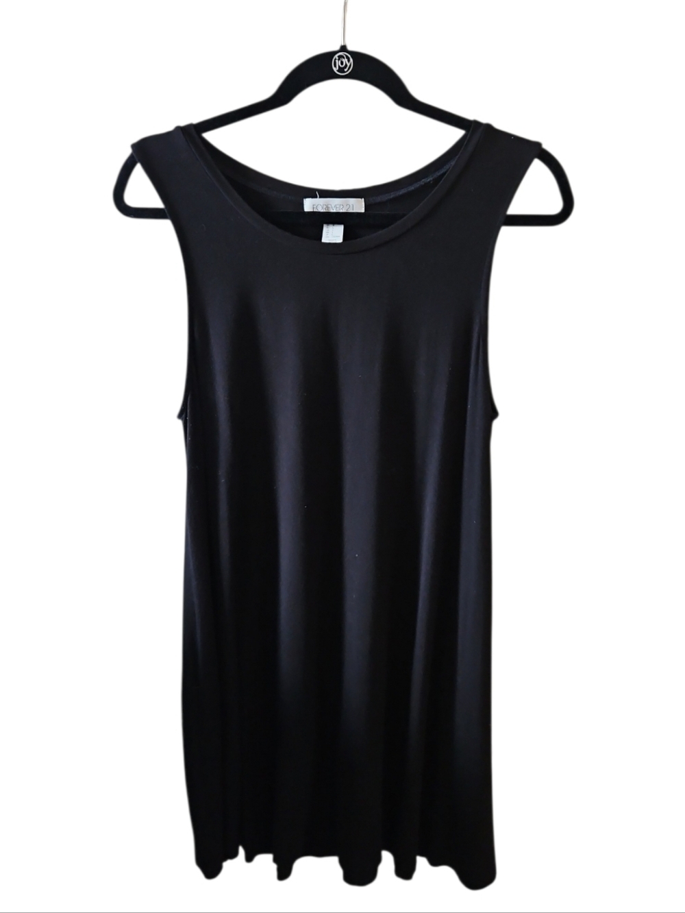 Forever 21 Black Sleeveless Tank Dress sz. L